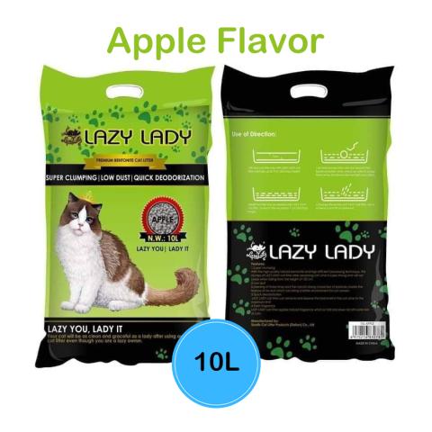 Lazy Lady Premium Clumping Cat Litter (Apple 10L)
