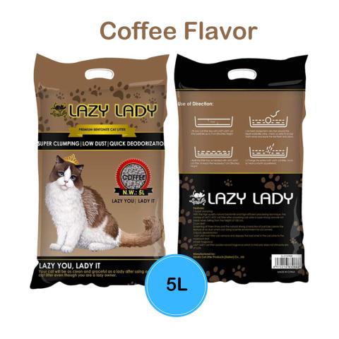 Lazy Lady Premium Clumping Cat Litter (Coffee 5L)