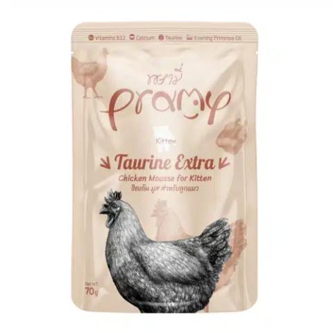 Pramy Kitten Pouch Taurine Extra Chicken Mousse 70g