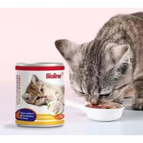 Bioline Canned Cat Wet Food Chicken Recipe 375g