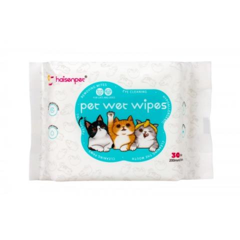 Haisenpet Pet Wet Wipes 30 Pcs