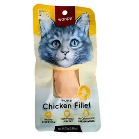 Wanpy Pure Chicken Fillet For Cat 25gm