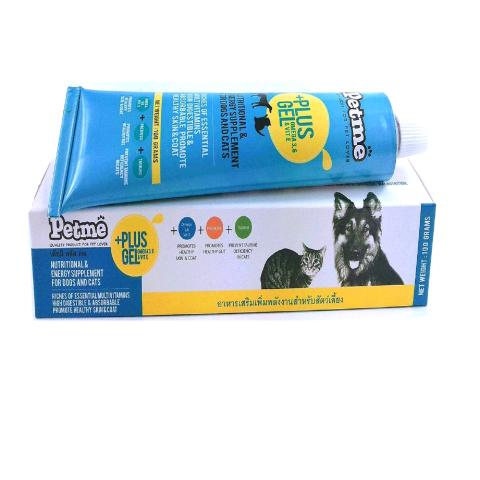 Petme Plus Gel – Nutritional & Energy Supplement for Cats & Dogs (100g)