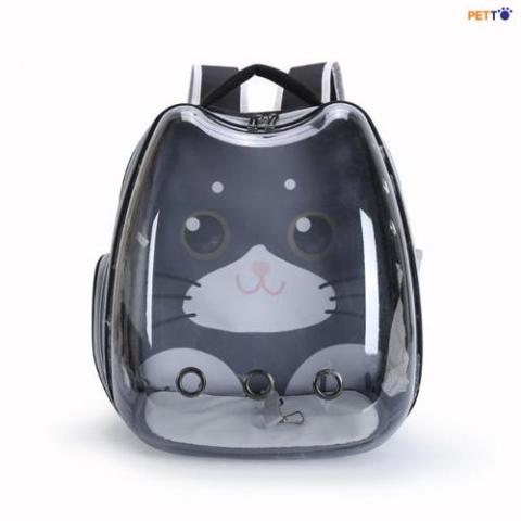 Premium Cat Travel Backpack (Ash)