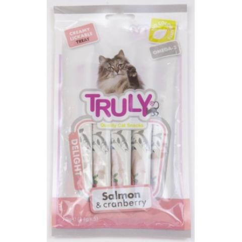 Truly Creamy cat treat Salmon & Cranberry 70g (5X14gm)