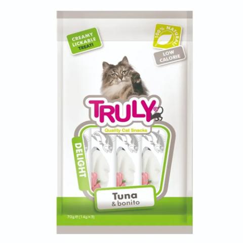 Truly Creamy cat treat Tuna & Bonito 70g (5X14gm)