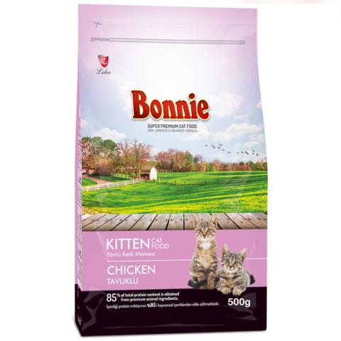 Bonnie Kitten Food Chicken 500g