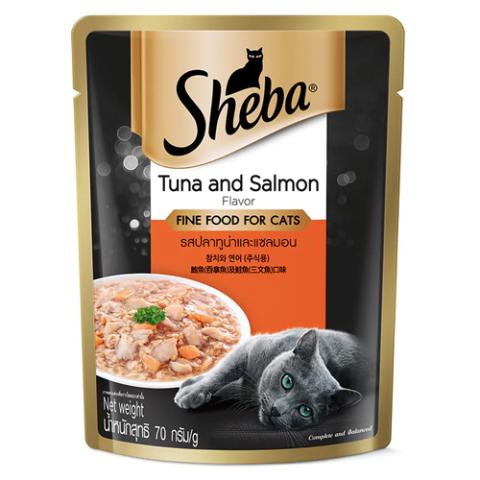 Sheba Pouch Tuna and Salmon 70g