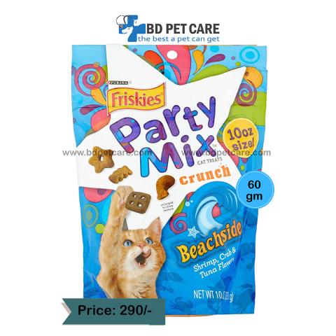 Friskies Party Mix Cat Treat Beachside (60gm)