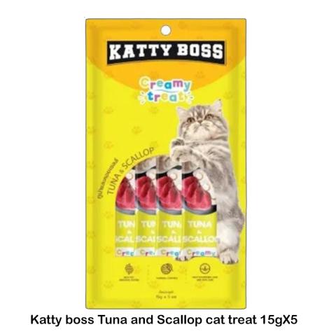 Katty boss Tuna and Scallop cat treat 15gX5