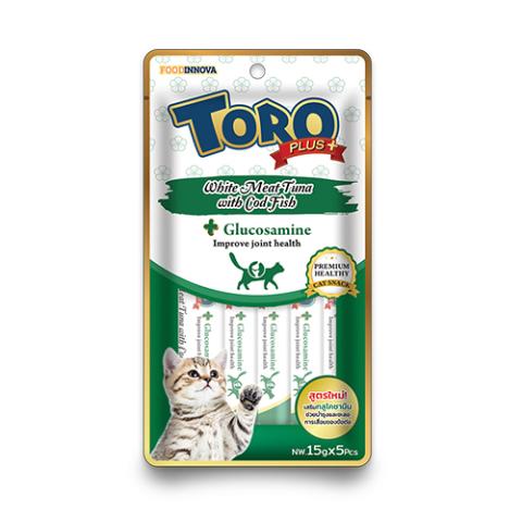 Toro Plus+ White Meat Tuna with Cod Fish 15g (5pcs)