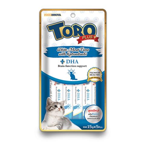 Toro Plus+ White Meat Tuna with Katsuobushi 15g x 5pcs