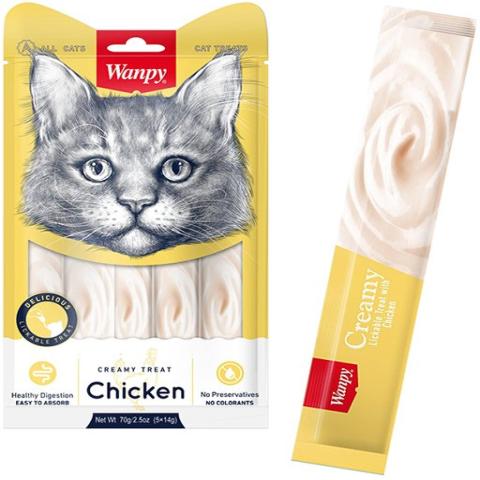 Wanpy Creamy Treat Chicken Cat Food 70g