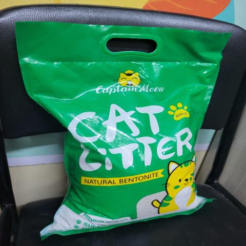 Captain Meow Natural Bentonite Cat Litter 5L Apple