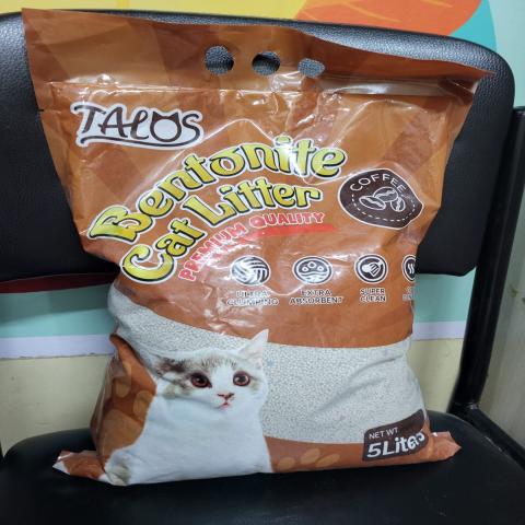 Talos Bentonite Cat Litter 5L Coffee