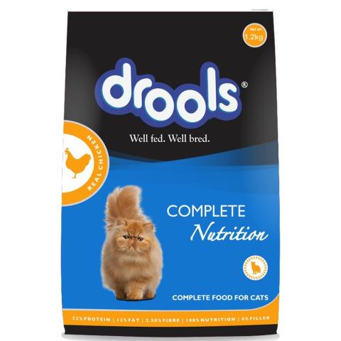 Drools Adult Cat Food Real Chicken Flavour 1.2kg