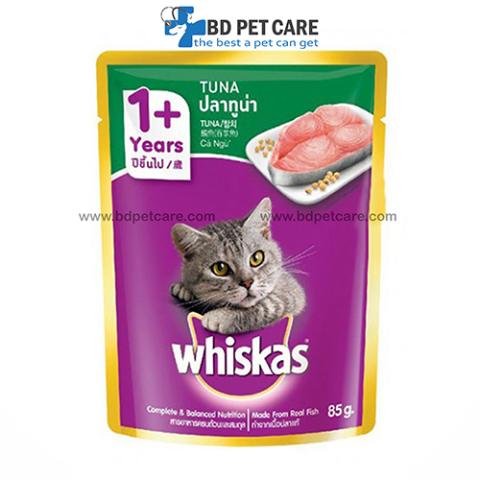 Whiskas Adult Pouch – Tuna (85gm)