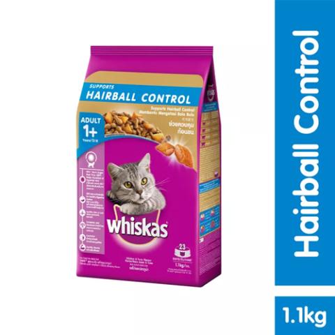 Whiskas Chicken & Tuna Hairball Control 1.1Kg