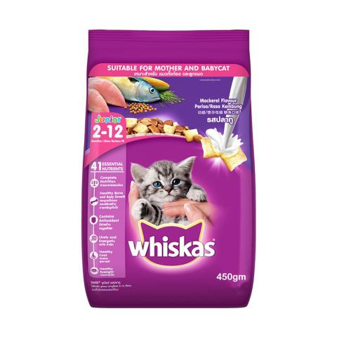 Whiskas Junior Mackerel Flavour 450gm