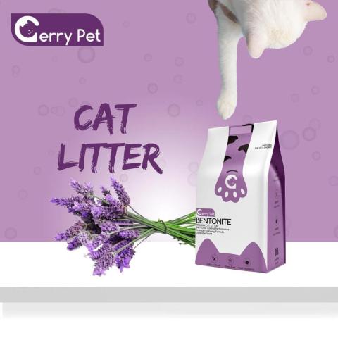 Gerry Pet Bentonite Cat litter lavender 25L