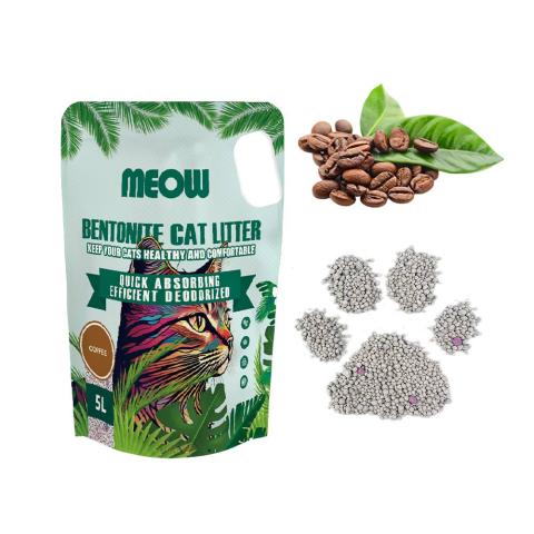 Meow Bentonite Cat Litter Coffee 5L
