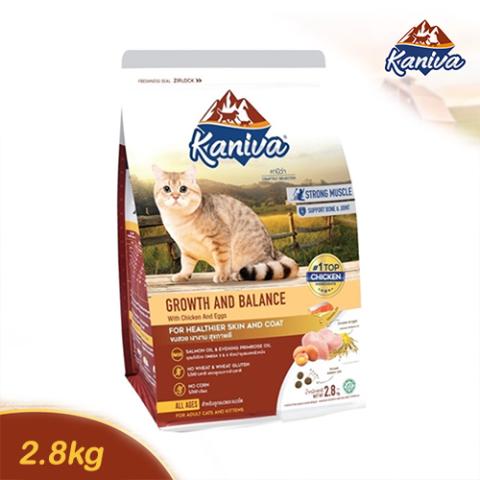 Kaniva Cat Food Growth & Balance Formula For cats of all ages or breeds 2.8 kg