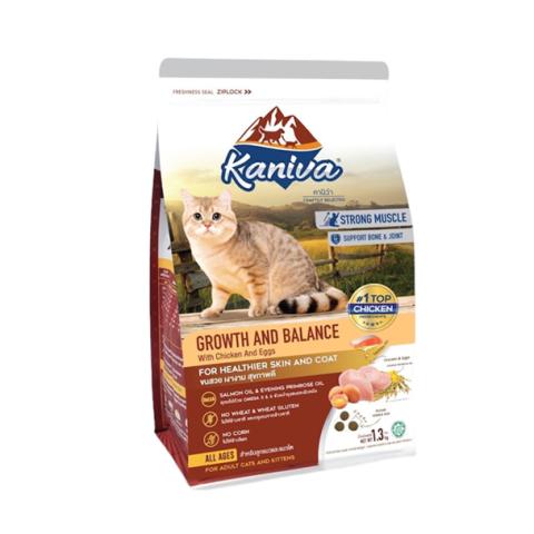 Kaniva Cat Food Growth & Balance Formula For cats of all ages or breeds 1.3 kg