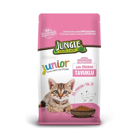 Jungle kitten Dry Food Chicken 500g