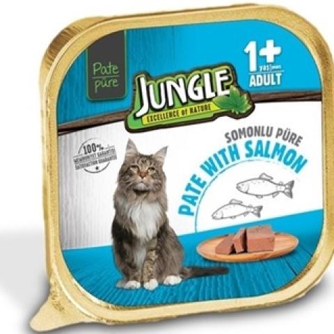 Jungle Cup Cat Pate With Salmon 100g