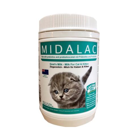 Midalac Goat’s Milk Replacer- Milk For Cat & Kitten (200g)
