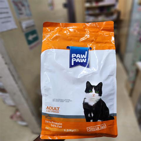 Paw Paw adult Dry cat food 1.5 kg Fish