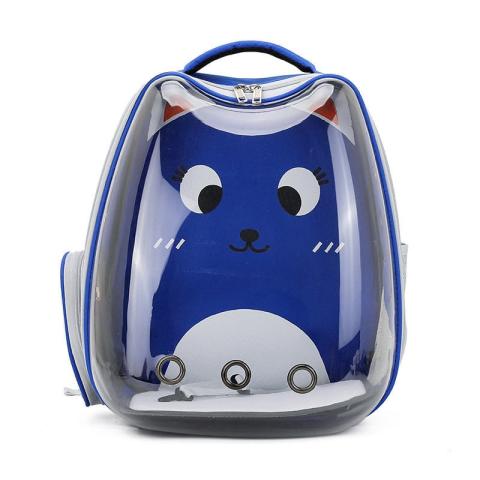 Premium Cat Travel Backpack (Blue)