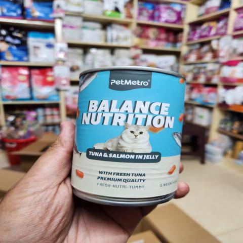 PetMetro Balance Nutrition Tuna and Salmon in Jelly 430 gm