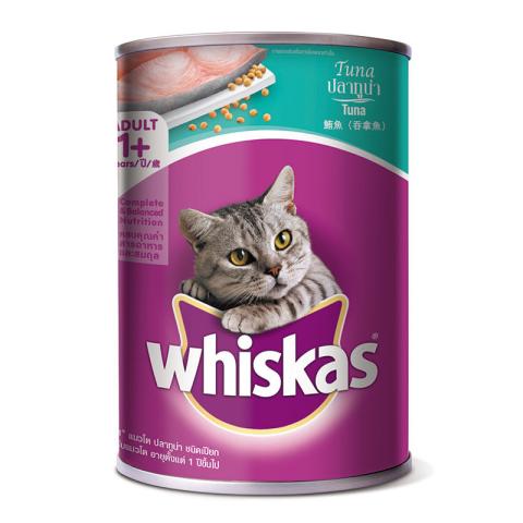 Whiskas Adult Canned Cat Wet Food Tuna Flavor loaf 400g