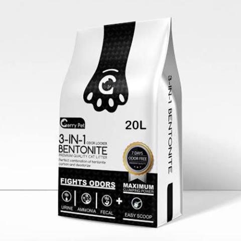 Gerry Pet Bentonite Cat litter Odors Control 20L