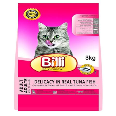 Billi Adult Dry cat food real Tuna 3kg