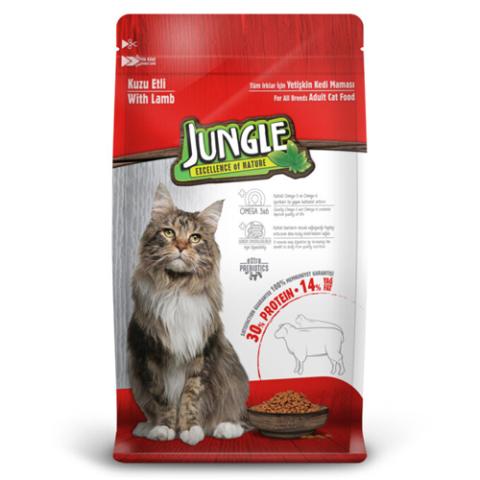 Jungle Adult Lamb Cat Dry Food 500g