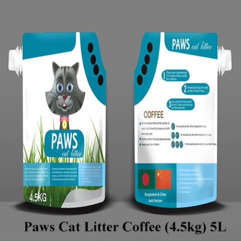 Paws Cat Litter Coffee (4.5kg) 5L