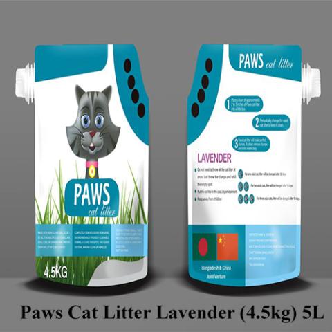 Paws Cat Litter Lavender (4.5kg) 5L