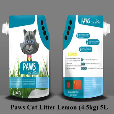 Paws Cat Litter Lemon (4.5kg) 5L