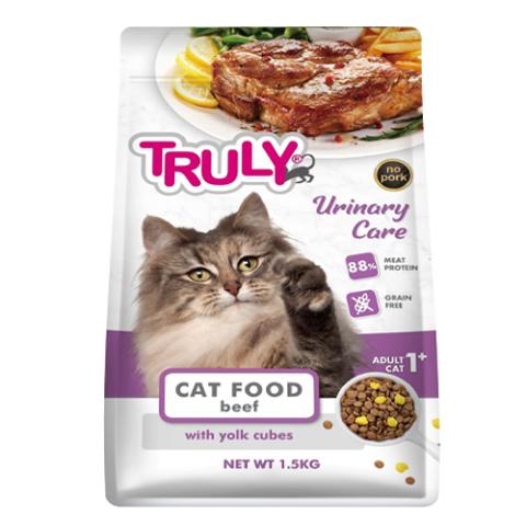 Truly Grain Free Super Premium Dry Cat Food Urinary Care Beef 1.5kg