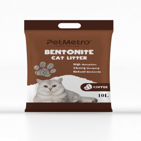 Pet metro Bentonite cat litter Coffee 10L