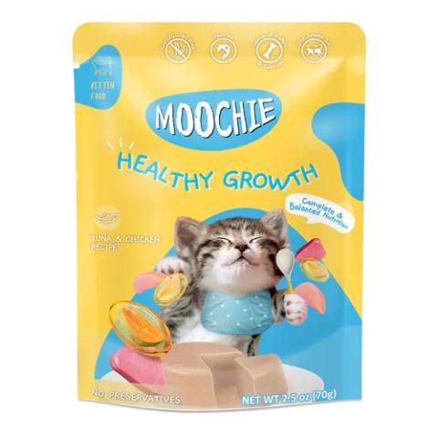Moochie Kitten Mousse Tuna & Chicken Recipe (Healthy Growth) 70g