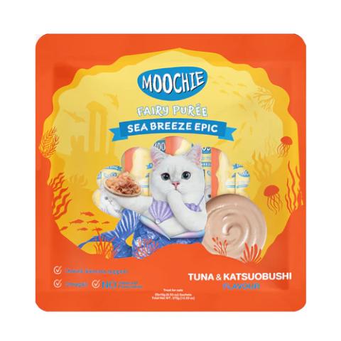 Moochie Cat Fairy Treat Puree Tuna & Katsuobushi 25gx15