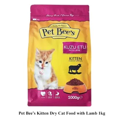 Pet Bee’s Kitten Dry Cat Food with Lamb 1kg