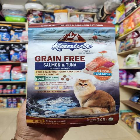 Kaniva Grain Free Formula Salmon & Tuna 340 gm