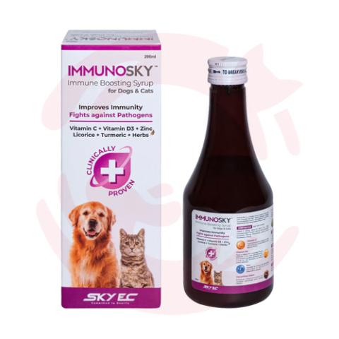 Immunosky Immune Boosting Syrup for Dogs & Cats 200ml