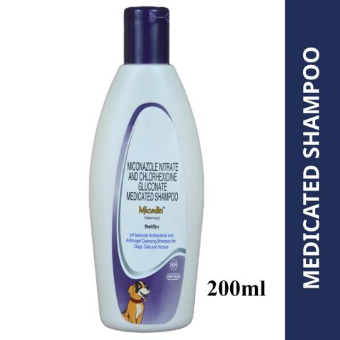 Intas Micodin cat Dog Shampoo 200ml