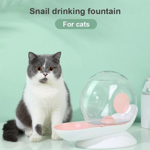 Snails Bubble Automatic Cat Water Fountain