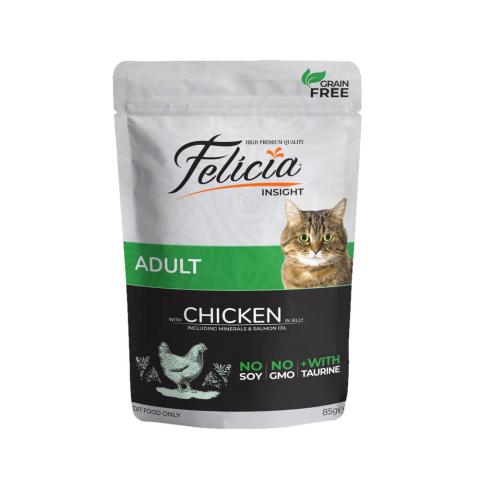 Felicia Grain Free Super Premium Pouch Adult Chicken 85gm